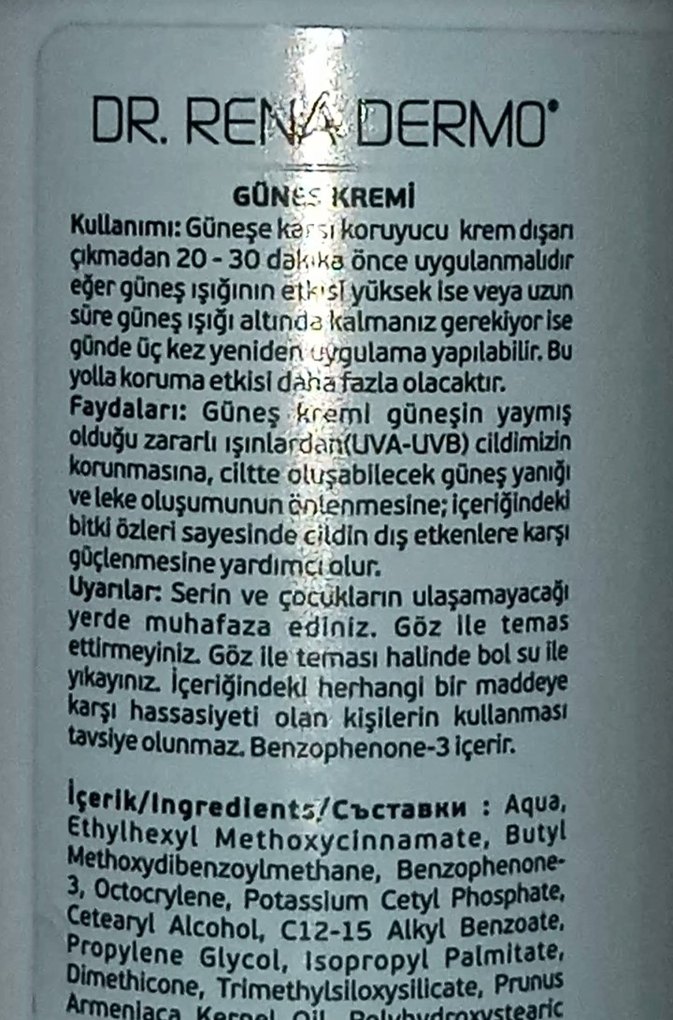 Dr. Rena Dermo SPF 50+ Güneş Kremi - Görsel 4