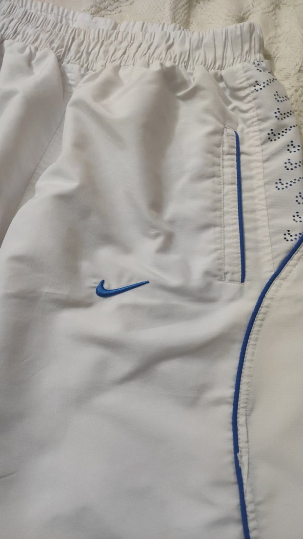 Beyaz Erkek  Rahat Kesim Eşofman Altı kapri - Görsel 2