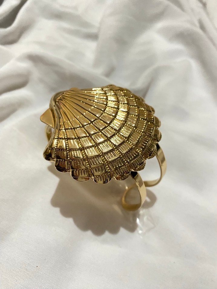 Bohem Deniz Temalı Altın Renk Kelepçe Bilezik - Görsel 3