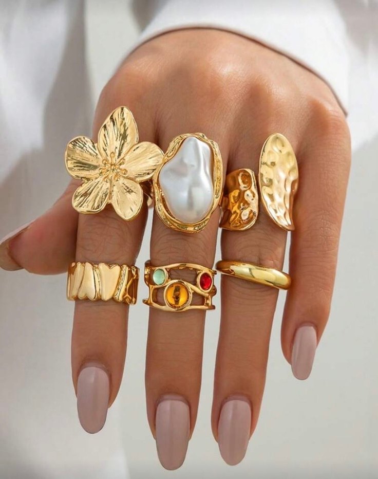 Vintage yüzük seti - Görsel 2