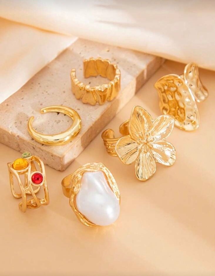 Vintage yüzük seti - Görsel 3