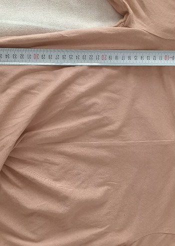 Bej Uzun Kollu Salaş Bluz - Görsel 8