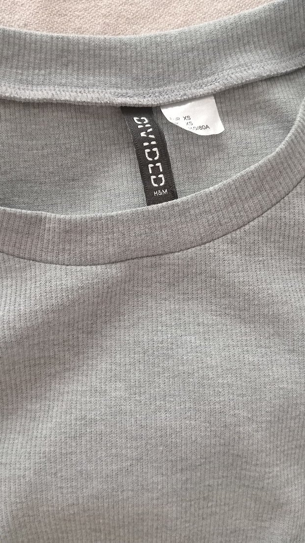 Gri Kısa Kollu  Midi Elbise - Görsel 4