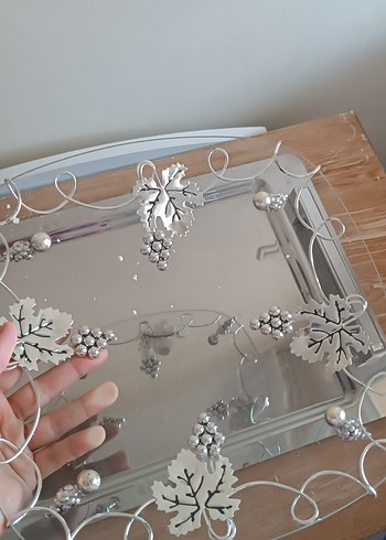 Beden Renk Gri Yapraklı Tırnak Süsü Seti