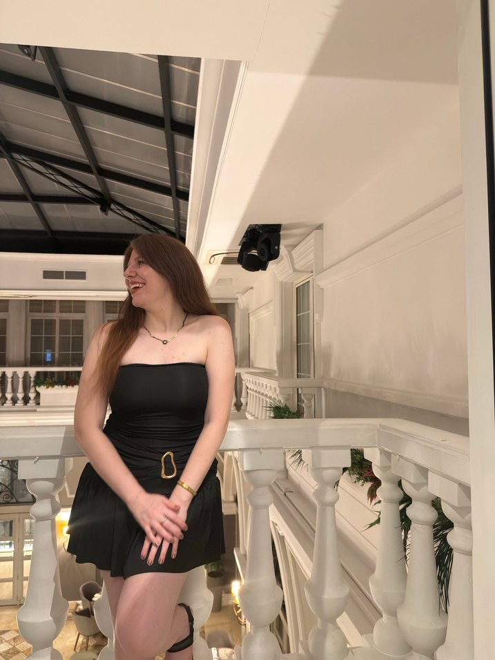 Siyah Straplez Gotik Midi Mezuniyet Elbisesi - Görsel 4