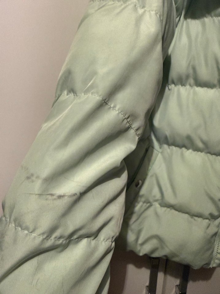 Gri Kadın Midi Boy Düğmeli Mont - Görsel 2