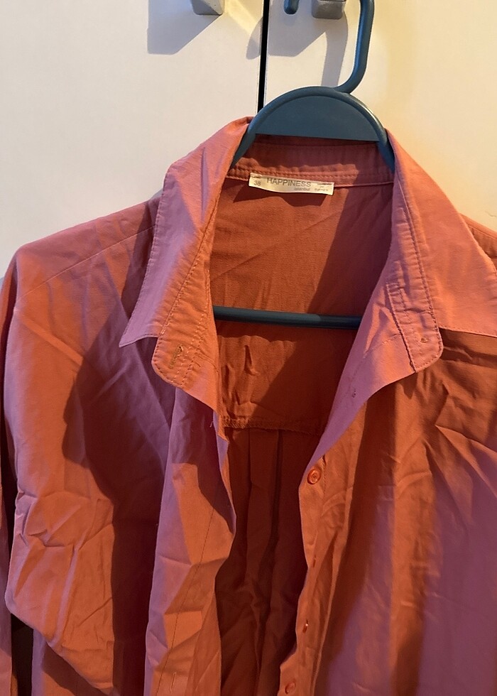 Gül kurusu gömlek - Görsel 2