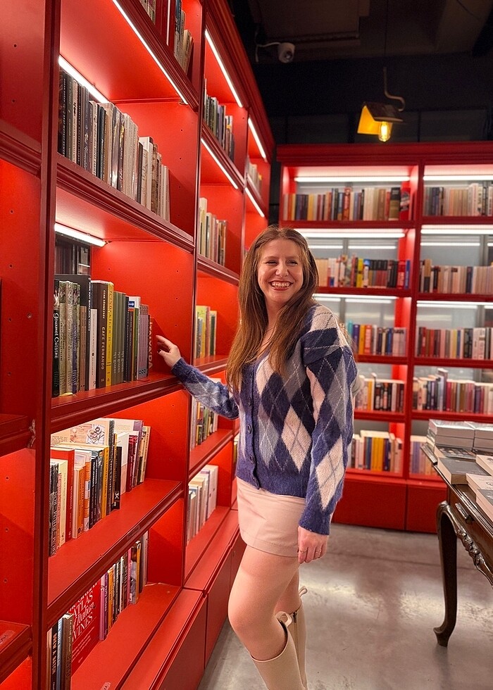 Kısa krem etek - Görsel 4