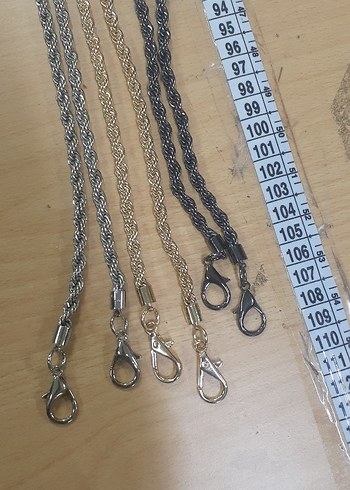 Zincir Detaylı Gri Kadın El Zinciri - Görsel 3