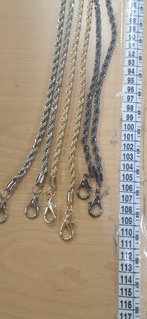 Zincir Detaylı Gri Kadın El Zinciri - Görsel 2