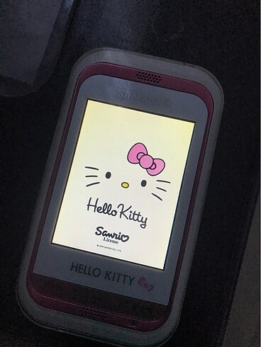 Hello kitty dokunmatik telefon