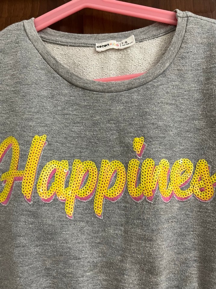 Kız Çocuk Gri Kolsuz Beli Bağcıklı Elbise - Görsel 2