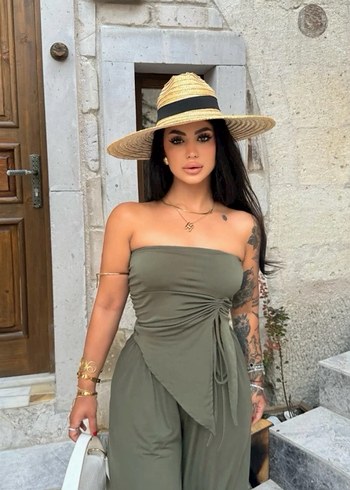 Drapeli haki yeşil crop