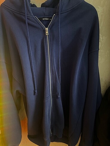 Addax addax lacivert oversize ceket