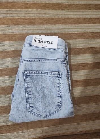 Bershka buz mavisi pantolon