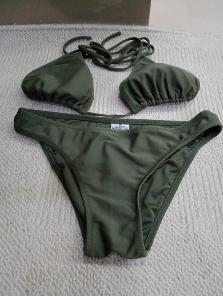 Yeşil Askılı Kadın Bikini - Görsel 4