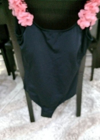 Pembe Fırfırlı Strappy Kadın Mayo - Görsel 2