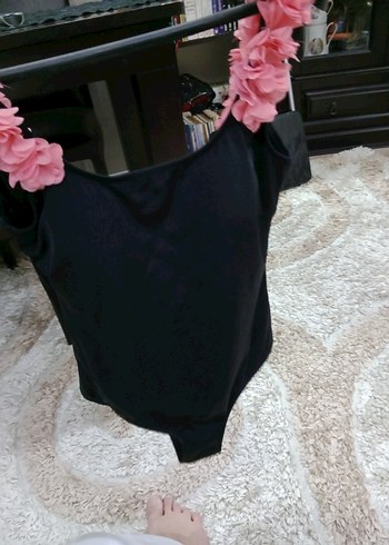 Pembe Fırfırlı Strappy Kadın Mayo - Görsel 3