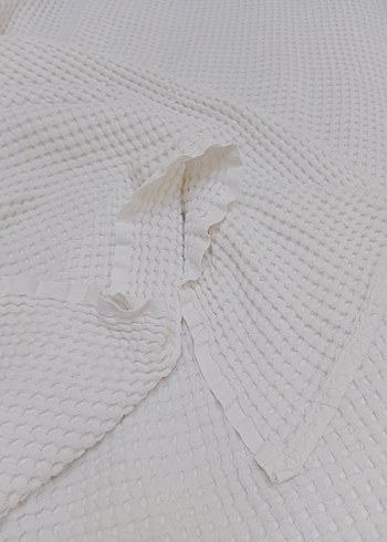 Beyaz Düz Dokulu pike - Görsel 7