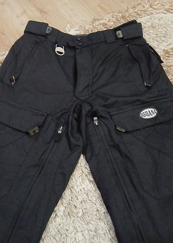 Erkek Siyah Rahat Kesim Kayak Pantolonu - Görsel 4