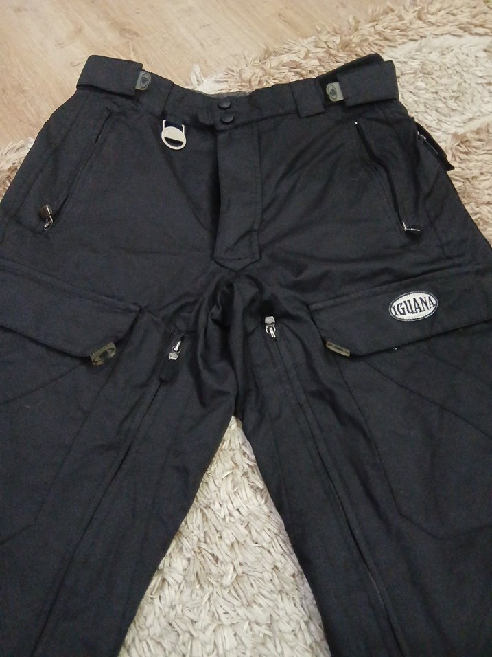 Erkek Siyah Rahat Kesim Kayak Pantolonu - Görsel 4