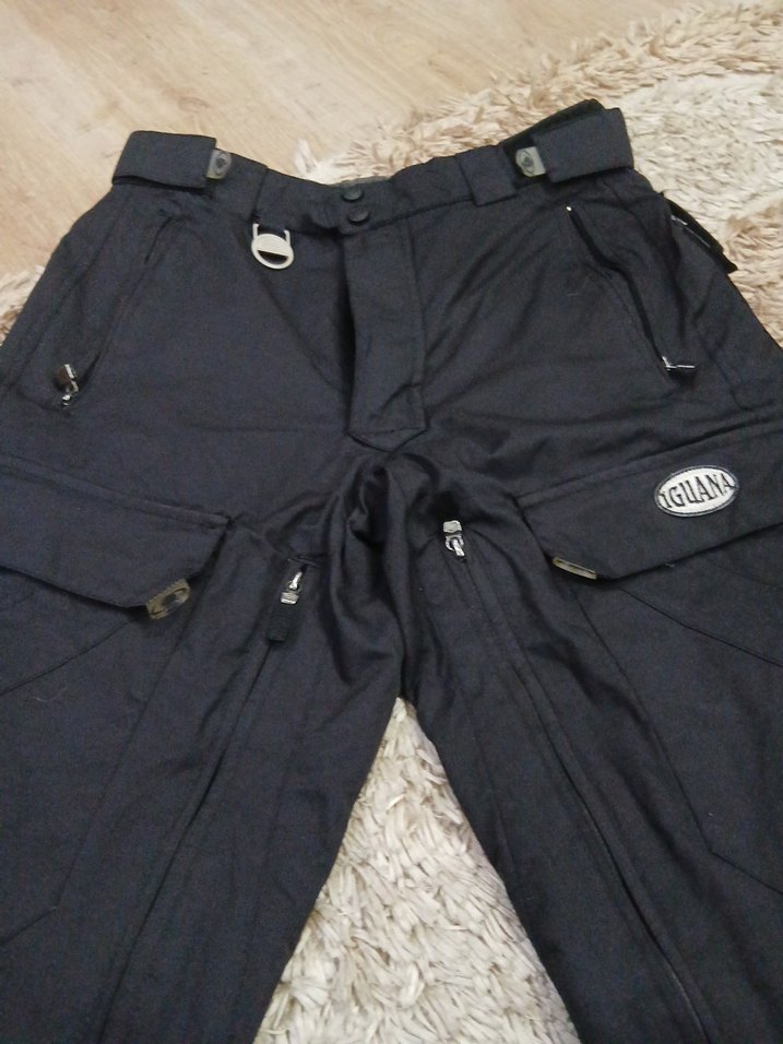 Erkek Siyah Rahat Kesim Kayak Pantolonu - Görsel 3