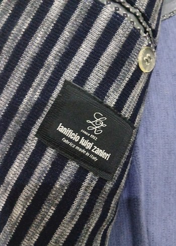 Gri Çizgili Erkek Ceket - Görsel 5