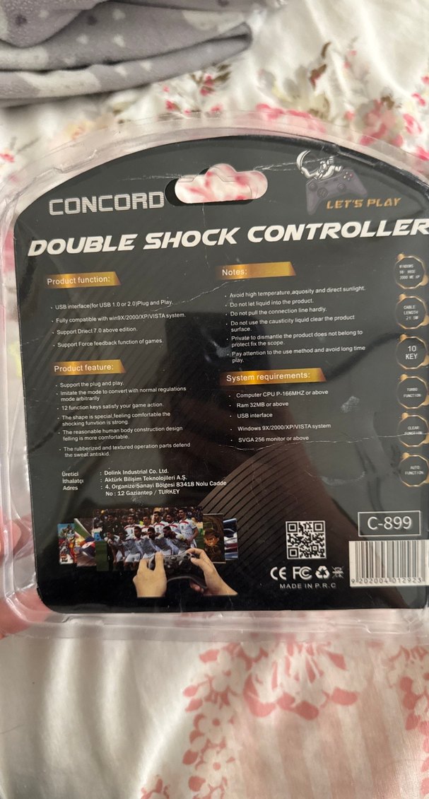 Gri Kablolu Oyun Kumandası - Görsel 5