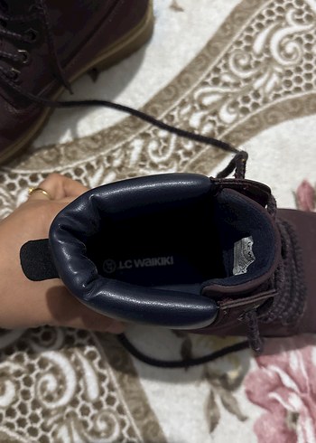 Kahverengi Süet Bağcıklı Topuklu Bot - Görsel 4