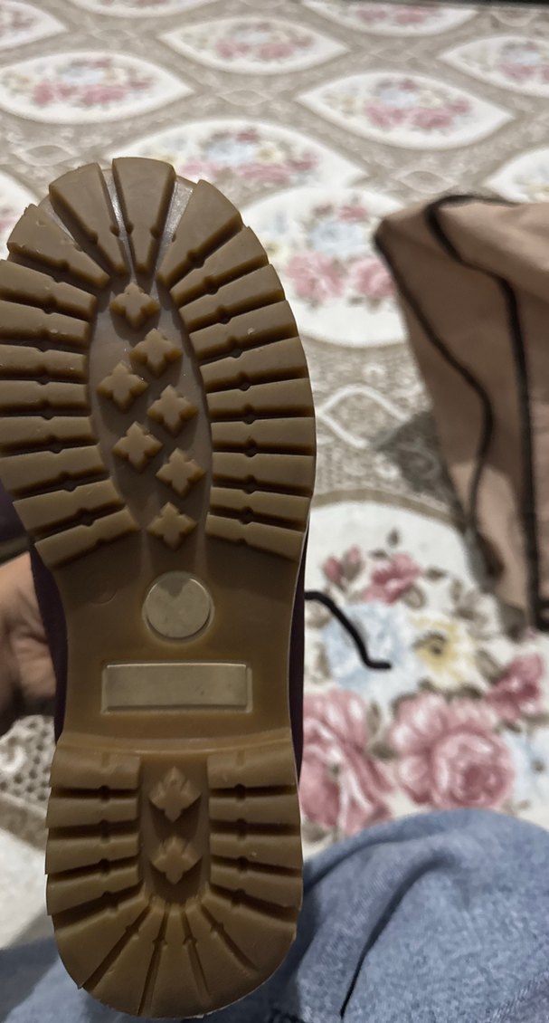 Kahverengi Süet Bağcıklı Topuklu Bot - Görsel 3