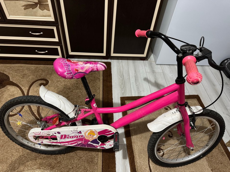 Pembe Çocuk iki Tekerlekli Bisiklet - Görsel 2