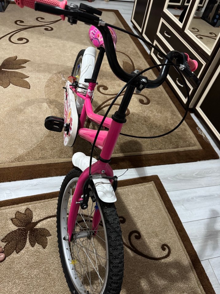 Pembe Çocuk iki Tekerlekli Bisiklet - Görsel 5