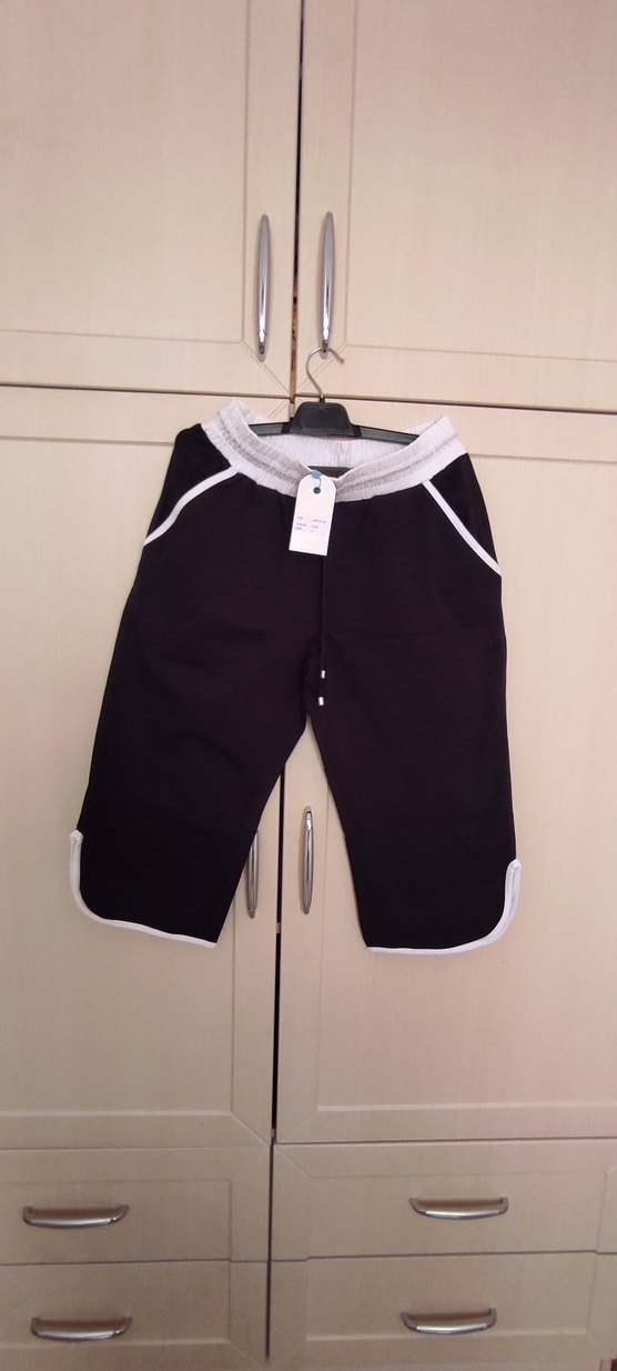 Siyah Mini Spor Şort - Görsel 3