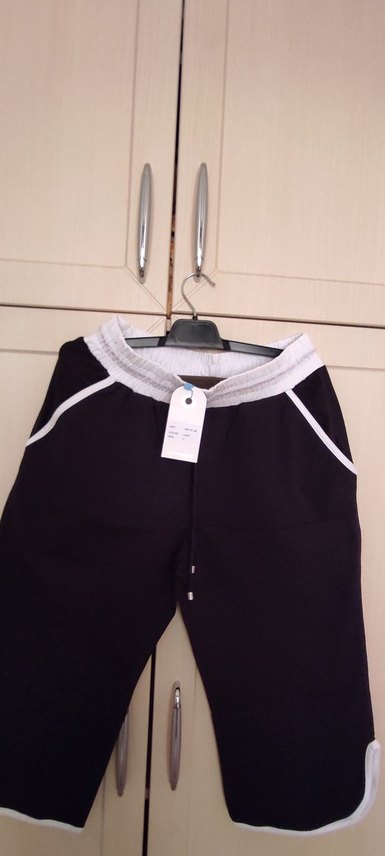 Siyah Mini Spor Şort - Görsel 4