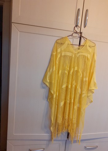 Sarı  Bohem Kadın Pareo - Görsel 3