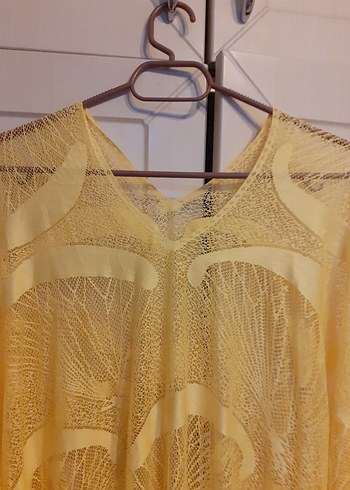 Sarı  Bohem Kadın Pareo - Görsel 5