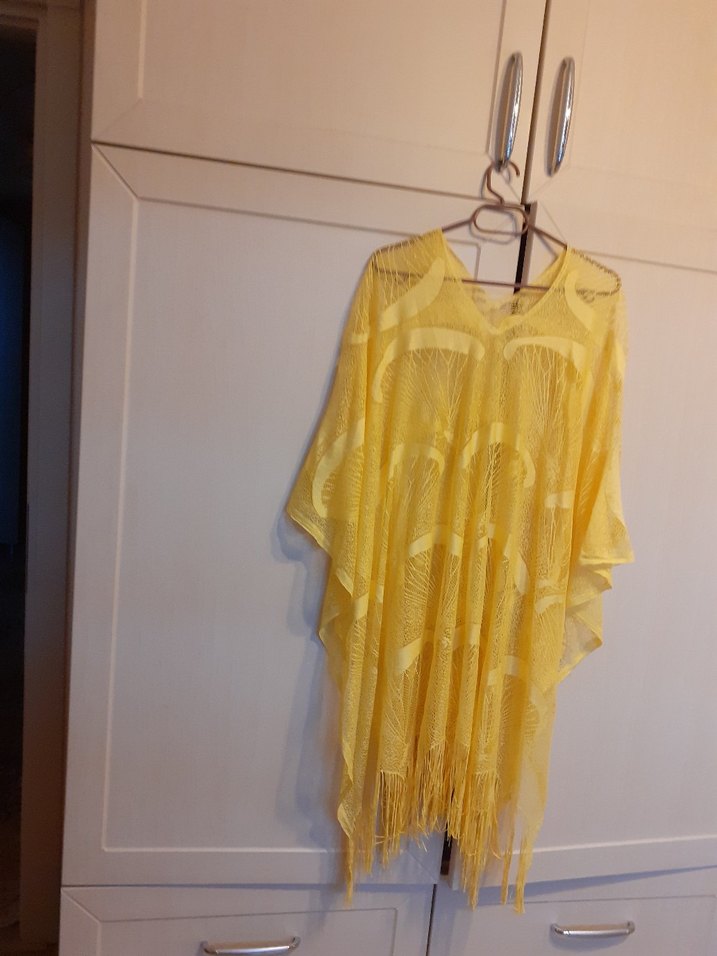 Sarı  Bohem Kadın Pareo - Görsel 3