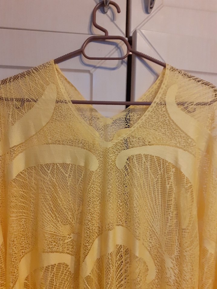 Sarı  Bohem Kadın Pareo - Görsel 5