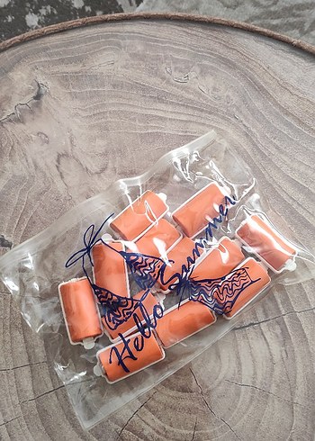 Turuncu Renkli bigudi - Görsel 2