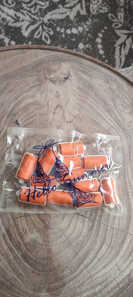 Turuncu Renkli bigudi - Görsel 3