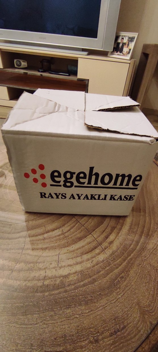 Altın yaldızlı cam ayaklı kase - Görsel 4