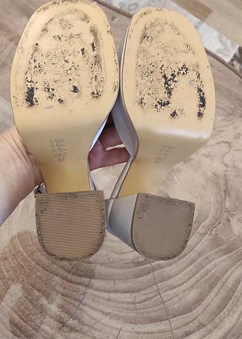 Açık gri Platform Topuklu Kadın Ayakkabı - Görsel 5