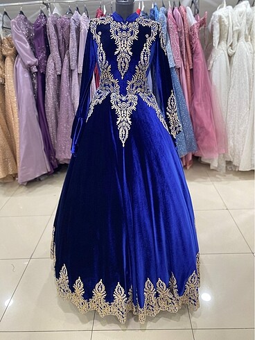 Kına elbisesi bindallı kaftan