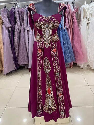 Açık bindallı kaftan