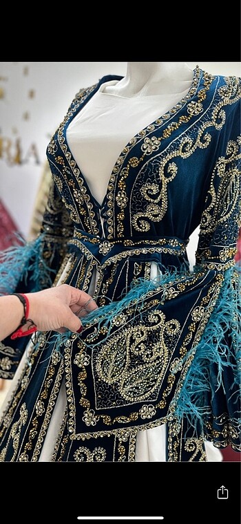 Diğer Bindallı kaftan kınalık