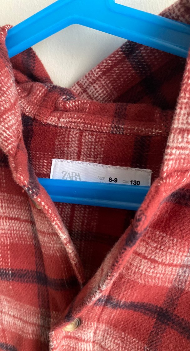 Bordo Kapüşonlu Erkek Çocuk Gömlek - Görsel 2