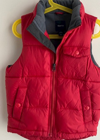 Kırmızı Fermuarlı Erkek Çocuk Yeleği - Görsel 3