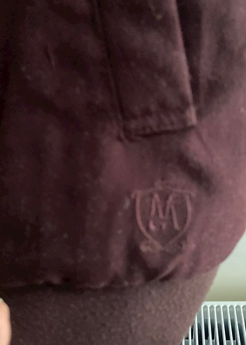 Bordo Fermuarlı Çocuk Ceket - Görsel 3