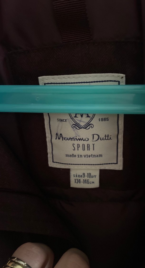 Bordo Fermuarlı Çocuk Ceket - Görsel 4