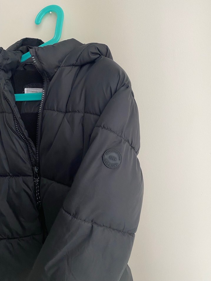 Siyah Fermuarlı Erkek Çocuk Mont - Görsel 3